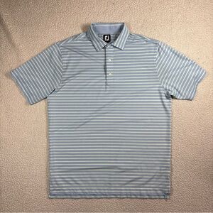 FootJoy FJ Bogey Hills Country Club Men’s Size Large Blue/White Golf Polo